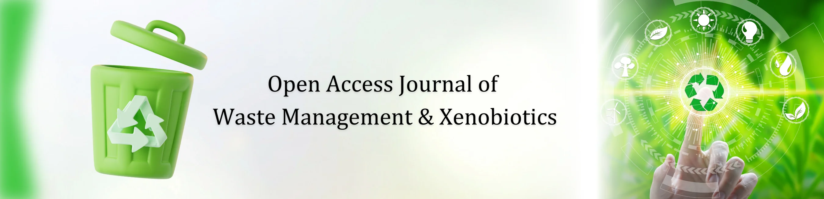 Banner Image of Open Access Journal of Waste Management & Xenobiotics